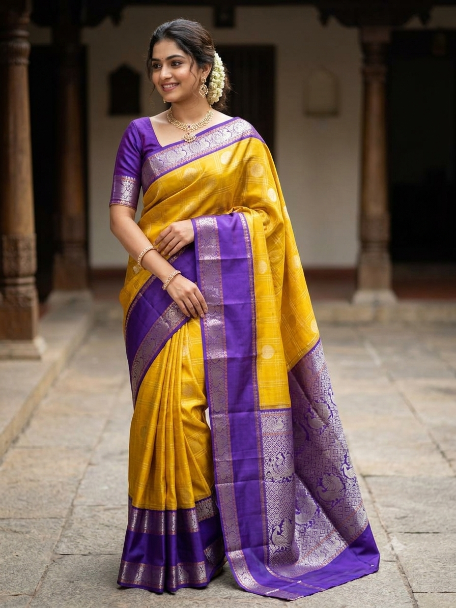 Pure Kanchipuram Silk Saree