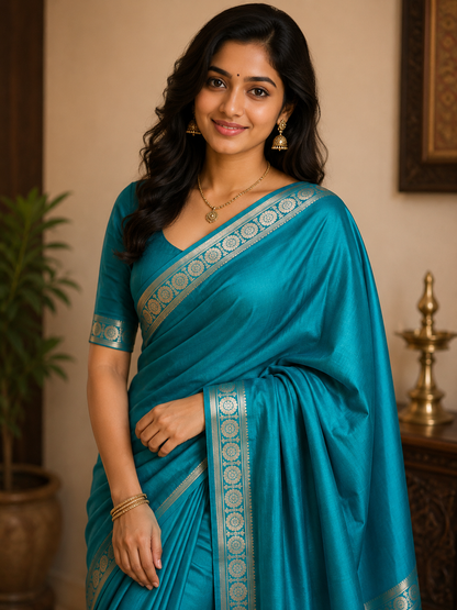 Pure Mysore Silk Saree.