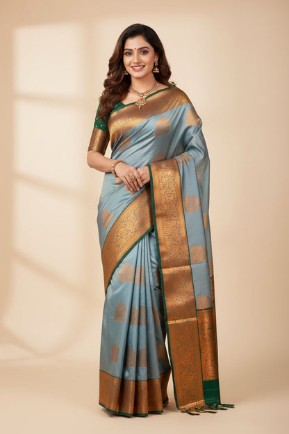 Kanchi Mix Silk Saree