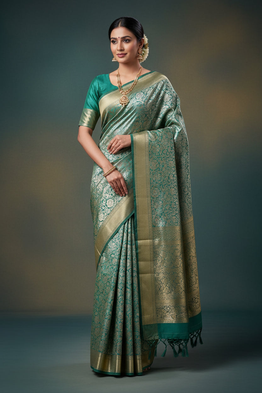 Kanchi Mix Silk Saree