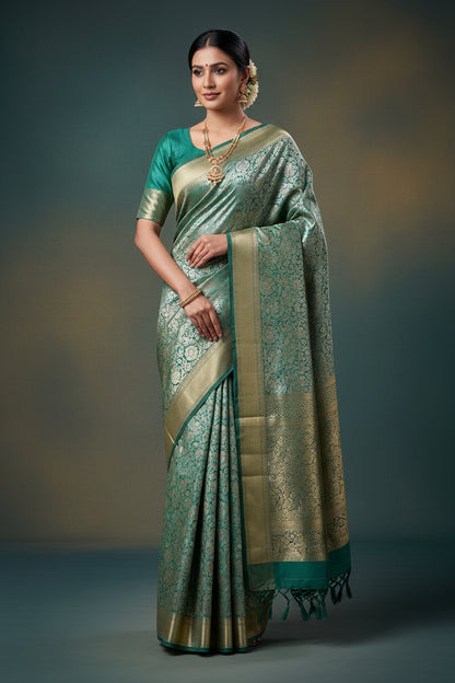 Kanchi Mix Silk Saree