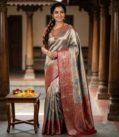 Kanchi Mix Silk Saree