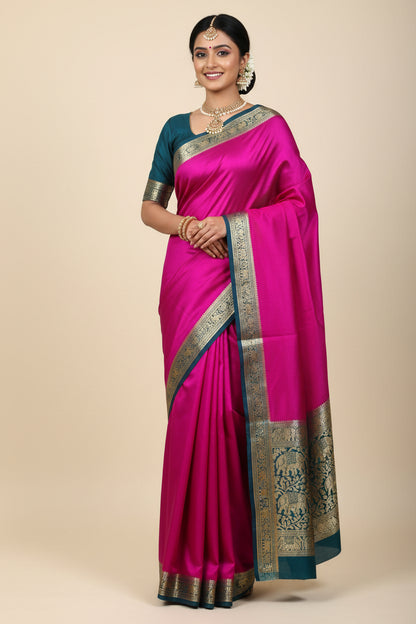 Pure Mysore Silk Saree.