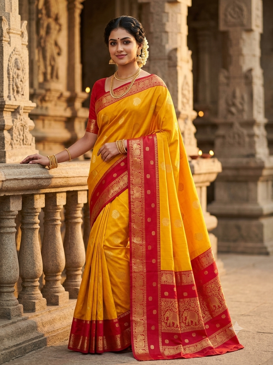 Pure Kanchipuram Silk Saree