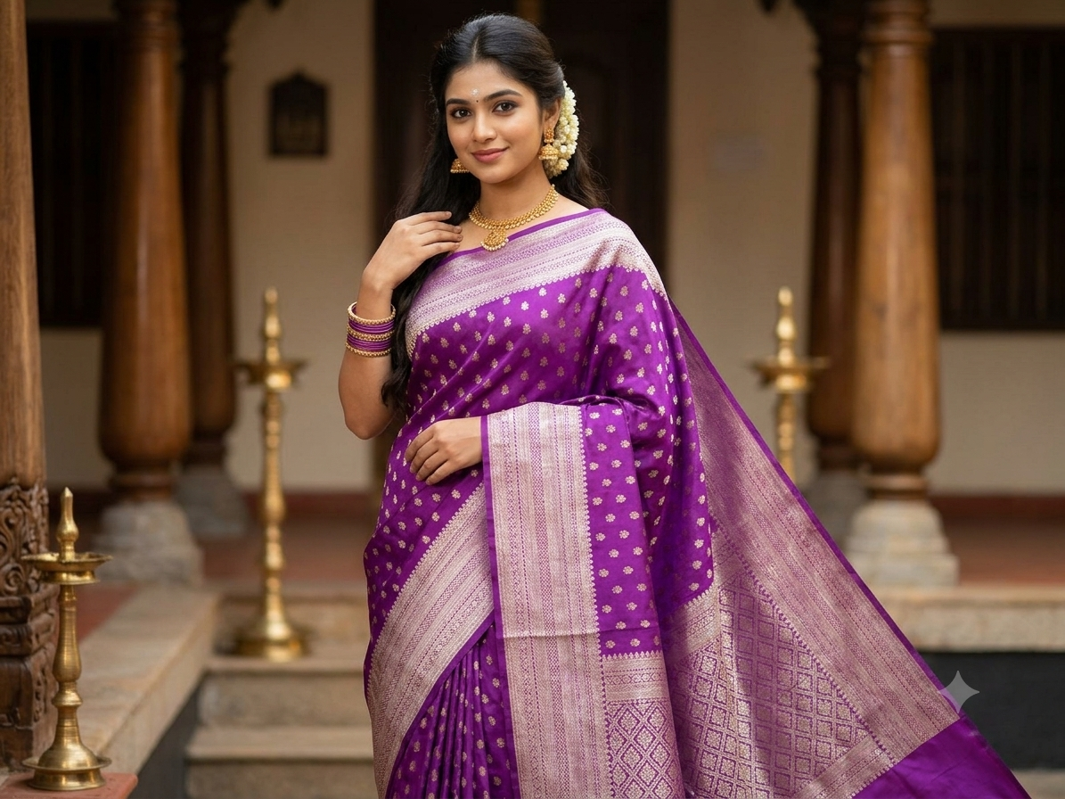 Kanchi Mix Silk Saree