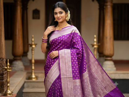 Kanchi Mix Silk Saree