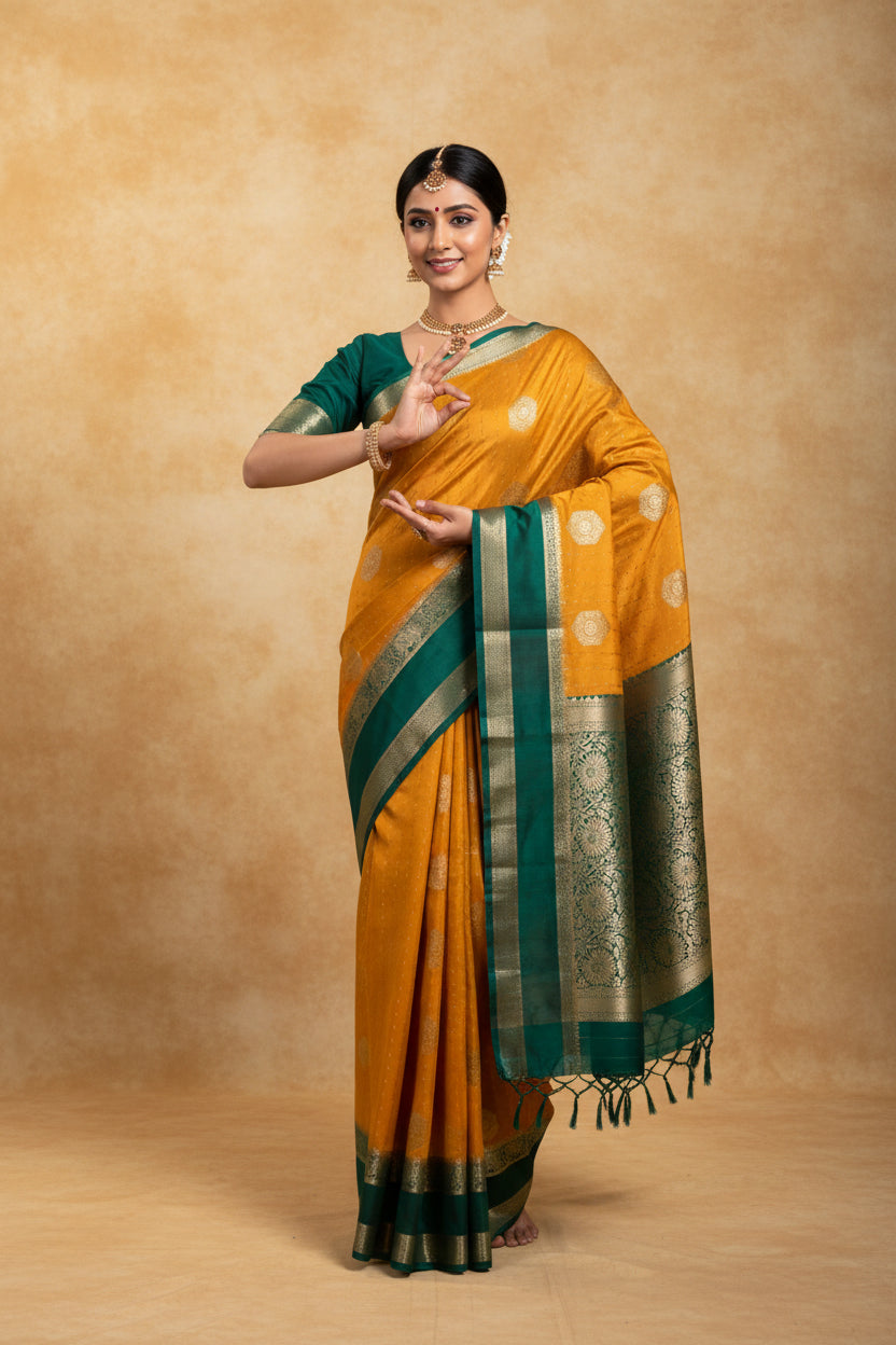 Pure Mysore Silk Saree.
