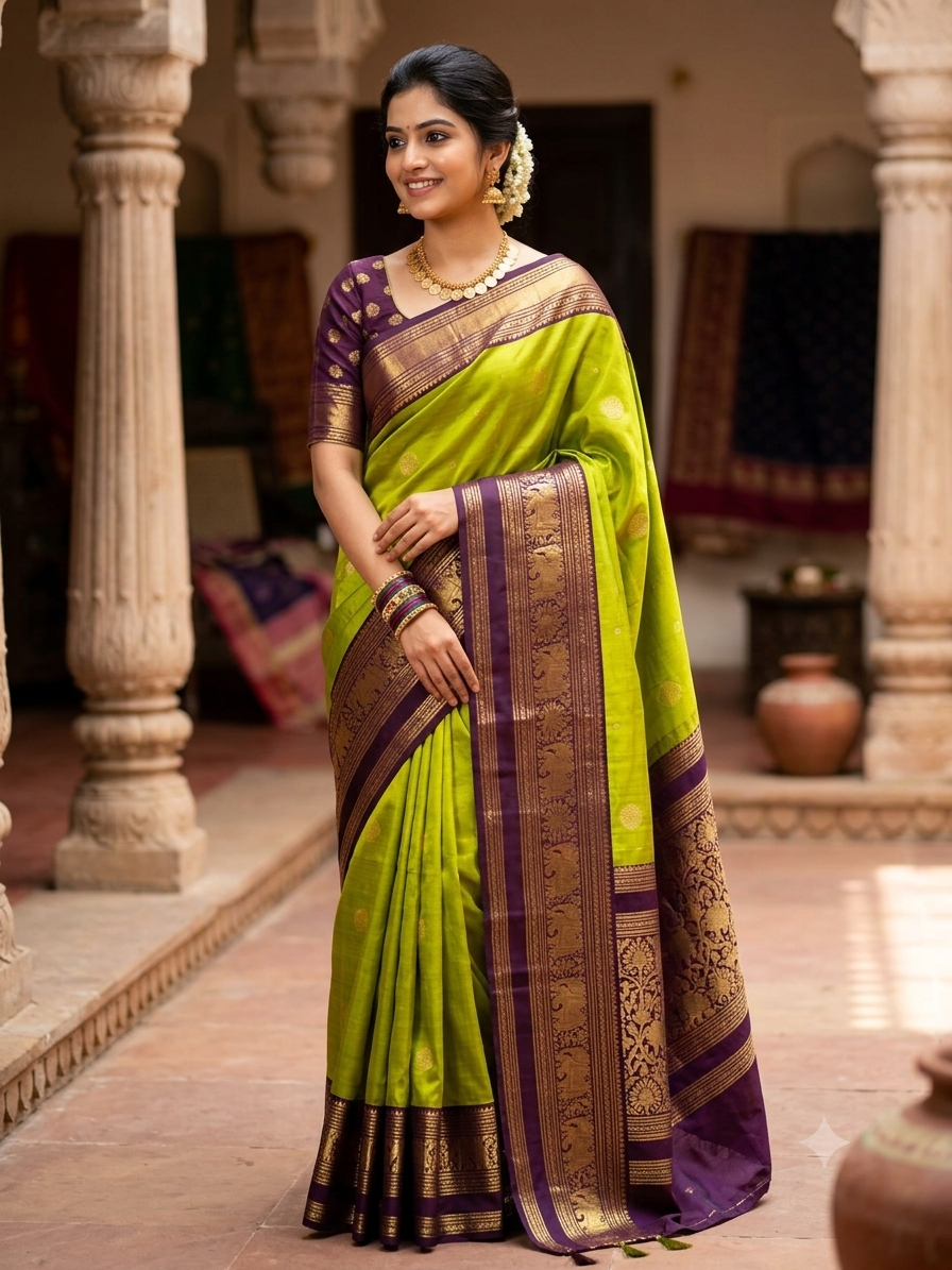 Pure Kanchipuram Silk Saree