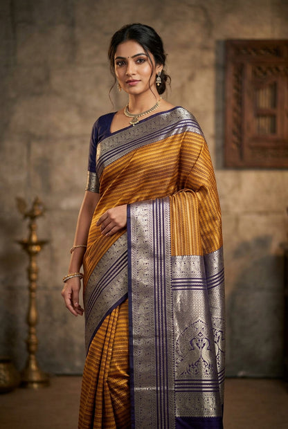 Kanchi Mix Silk Saree