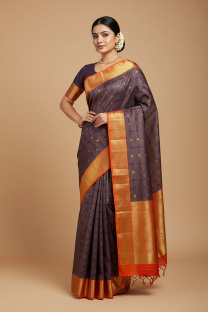 Kanchi Mix Silk Saree