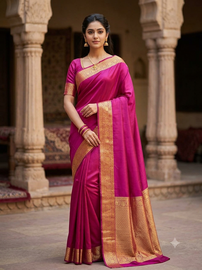 Pure Mysore Silk Saree.