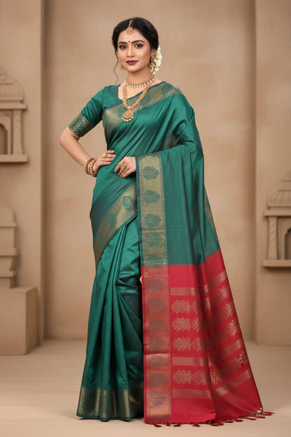 Pure Cotton Silk Saree