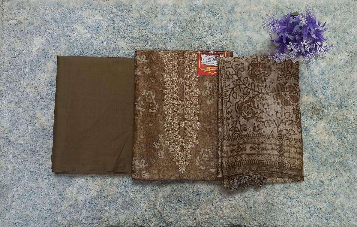 3 Piece Unstitched Salwar Kameez