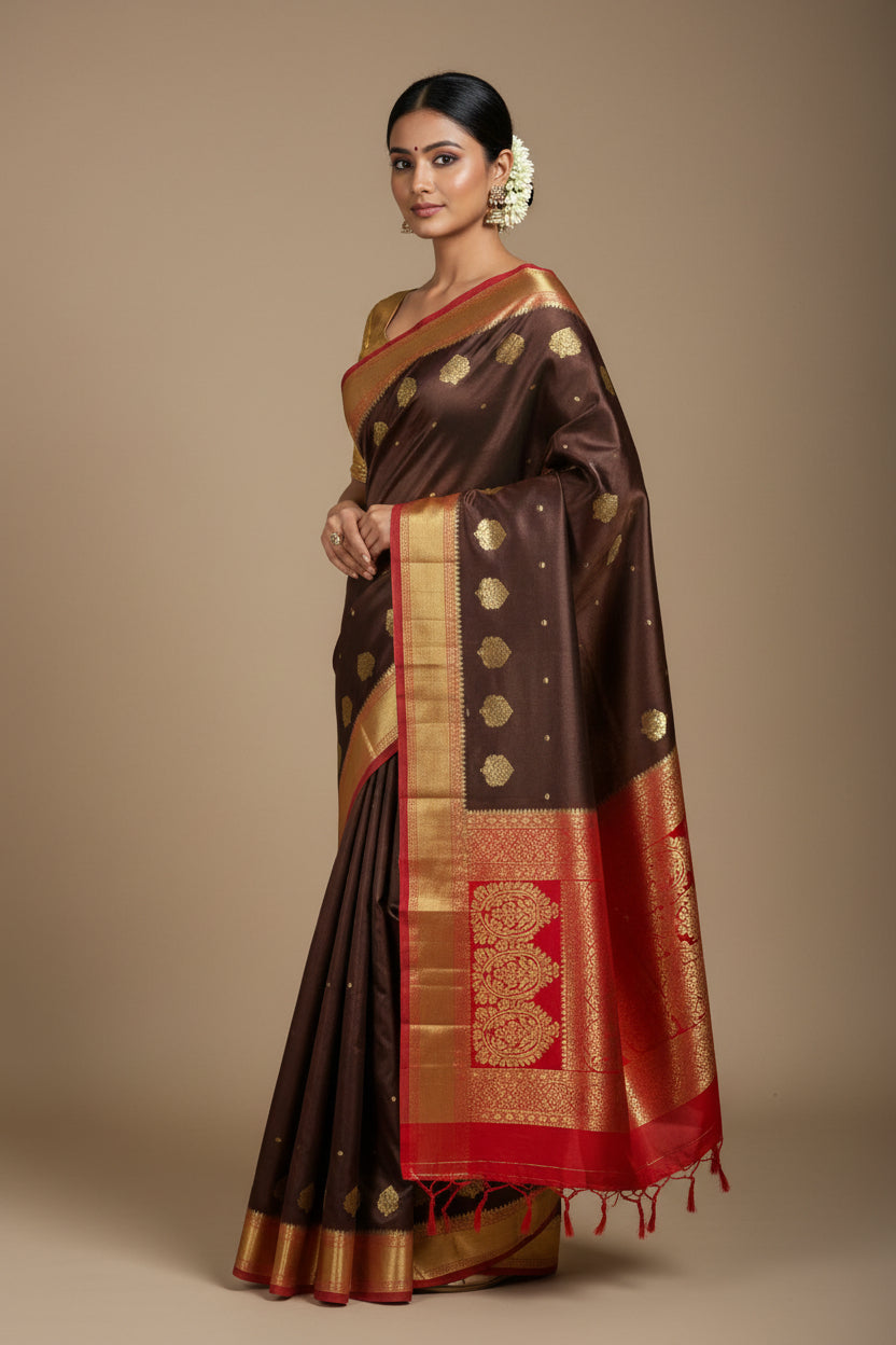 Pure Mysore Silk Saree ( 60 Grams )