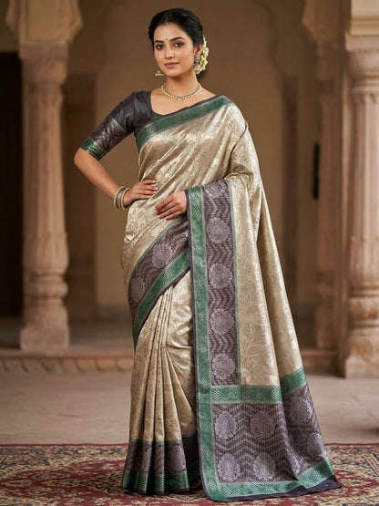 Kanchi Mix Silk Saree