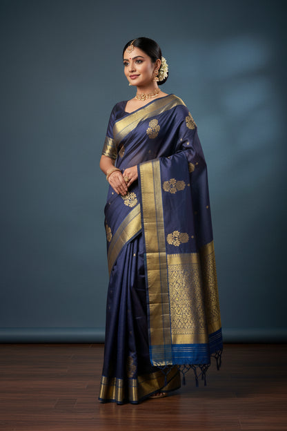 Kanchi Mix Silk Saree