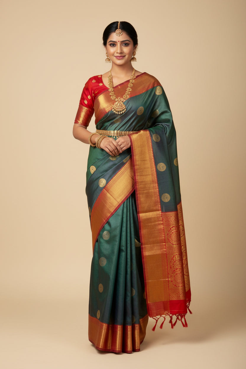 Pure Kanchipuram Silk Saree