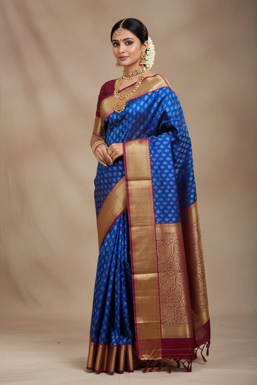 Kanchi Mix Silk Saree