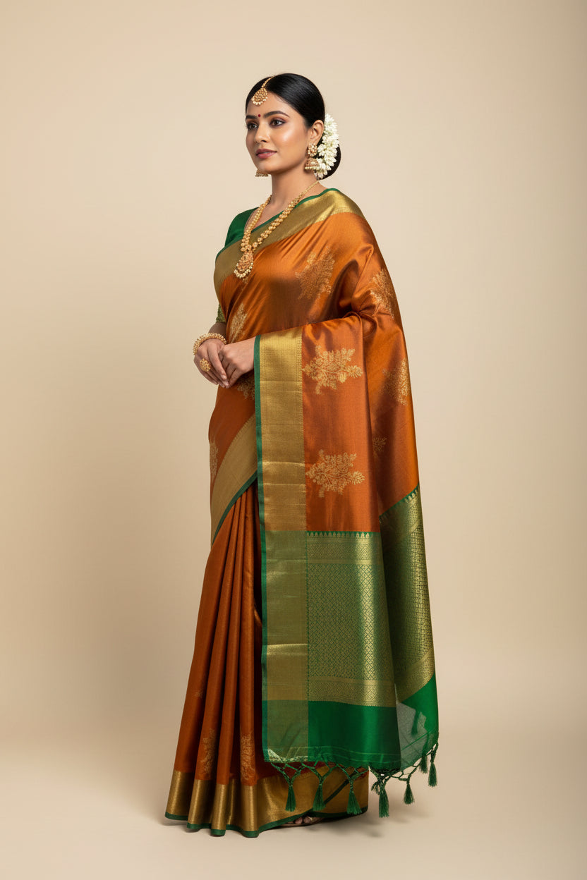 Kanchi Mix Silk Saree