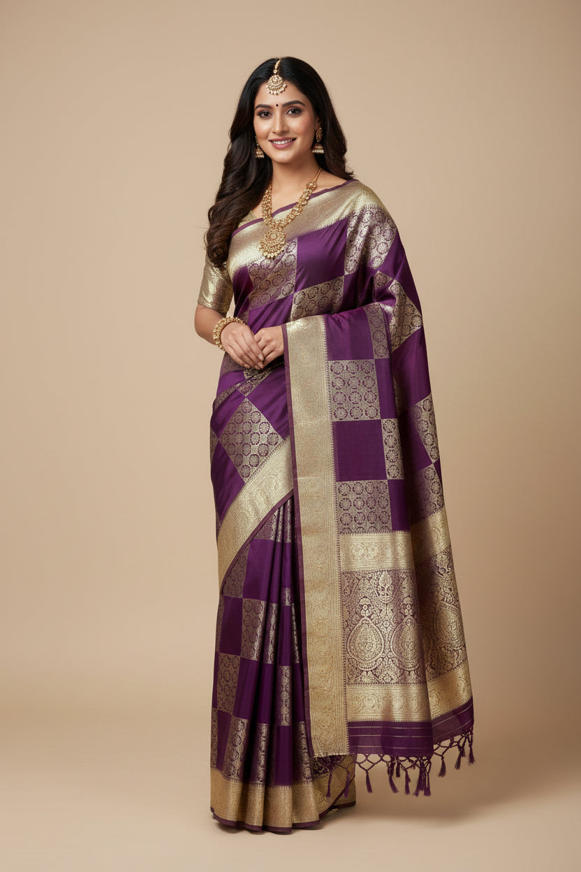 Pure Mysore Silk Saree.
