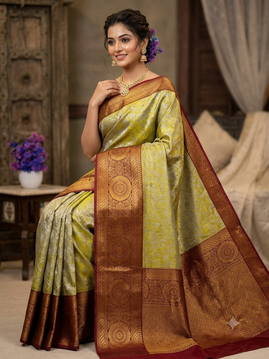 Pure Kanchipuram Silk Saree