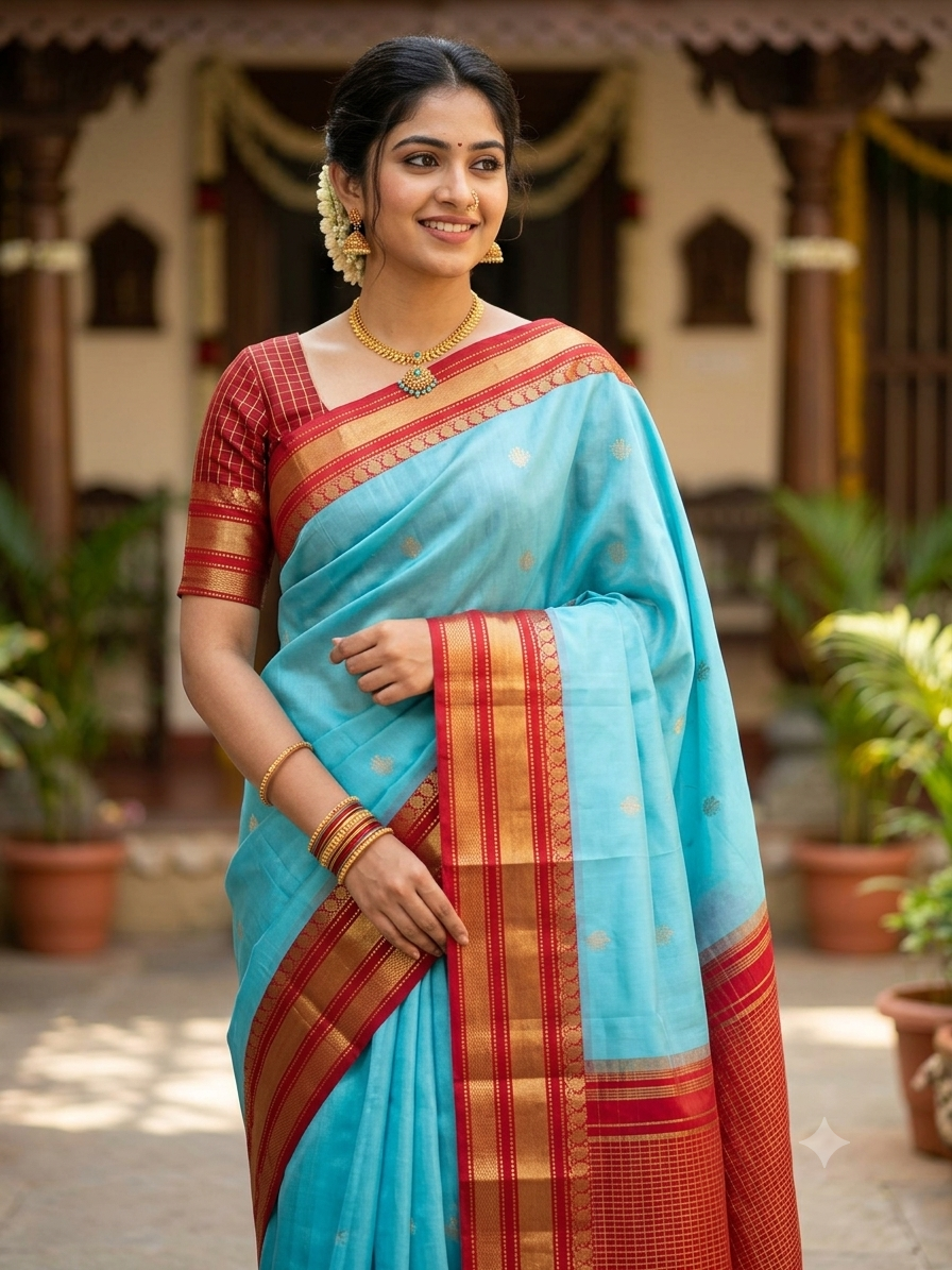 Kanchi Mix Silk Saree