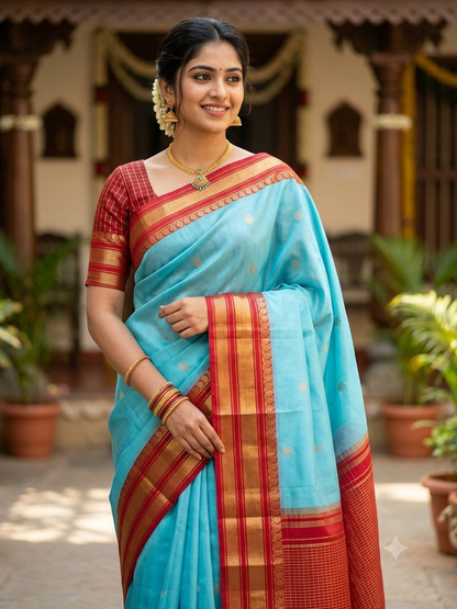 Kanchi Mix Silk Saree