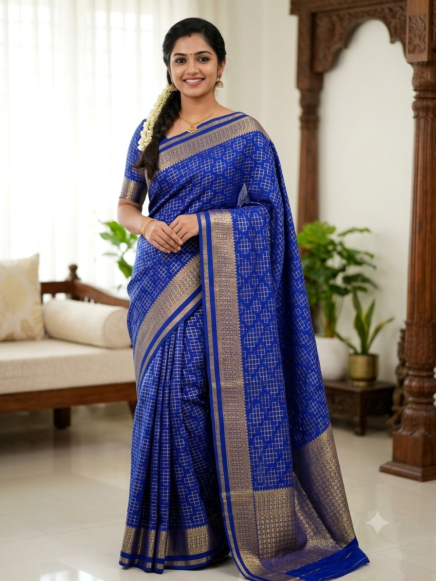 Pure Mysore Silk Saree.