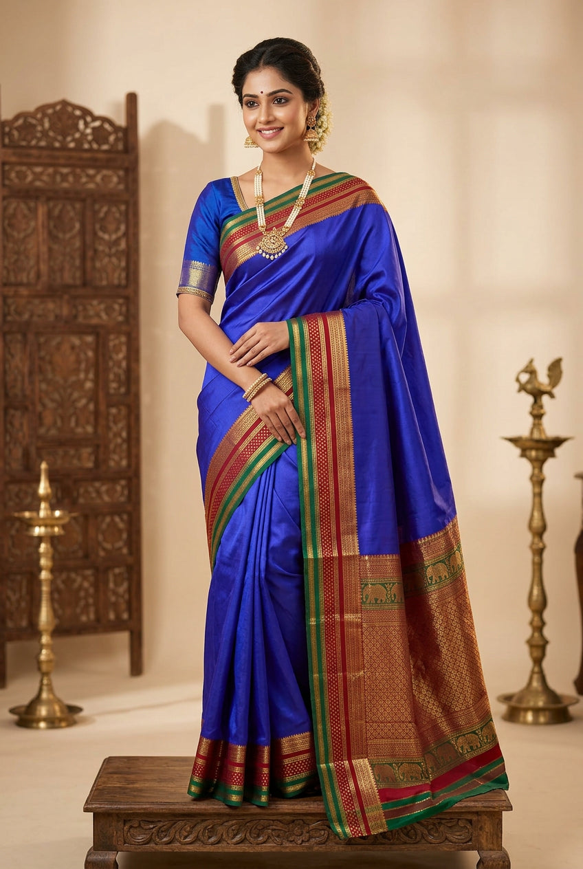 Pure Mysore Silk Saree.
