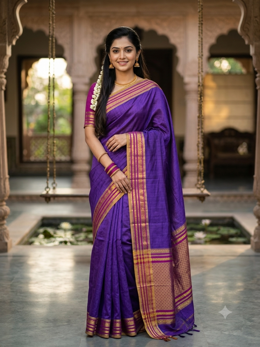 Pure Cotton Silk Saree
