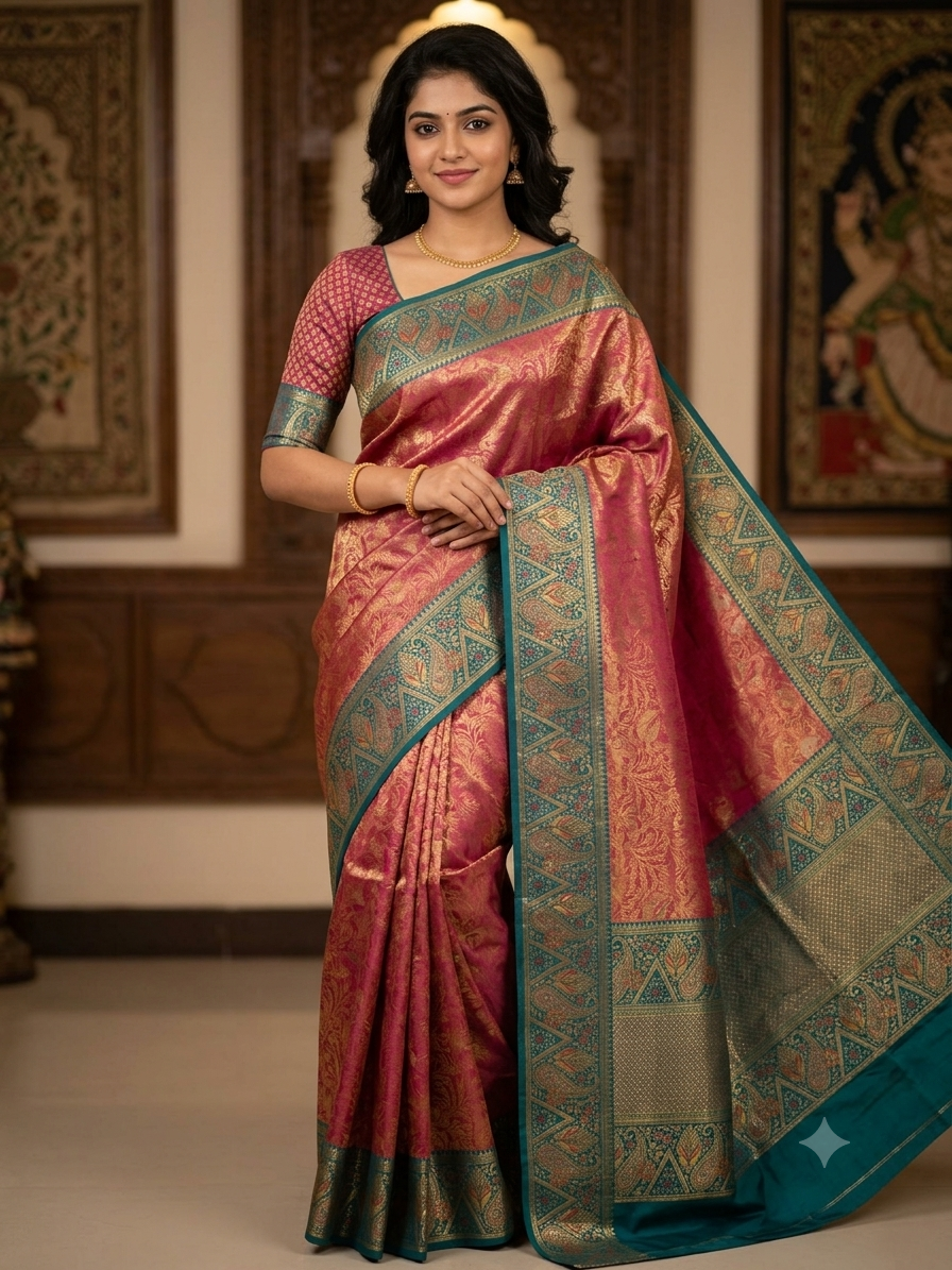 Pure Kanchipuram Silk Saree