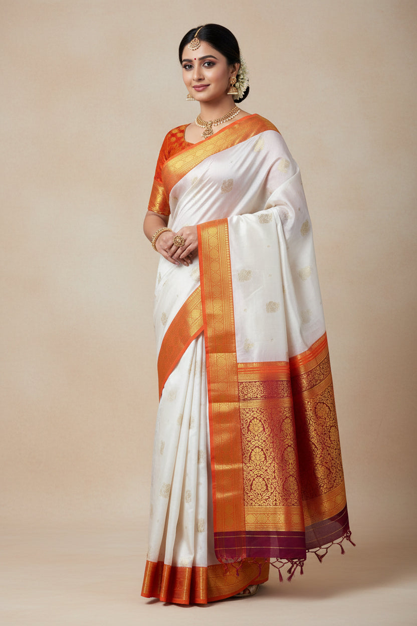 Kanchi Mix Silk Saree