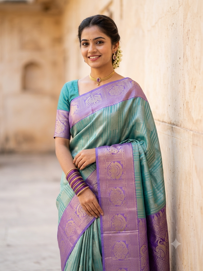 Kanchi Mix Silk Saree
