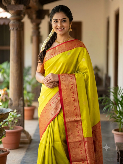 Kanchi Mix Silk Saree
