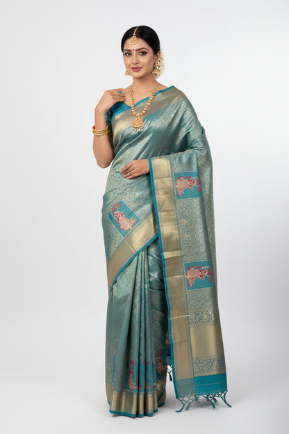 Kanchi Mix Silk Saree