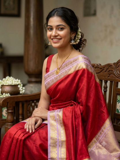 Pure Mysore Silk Saree.