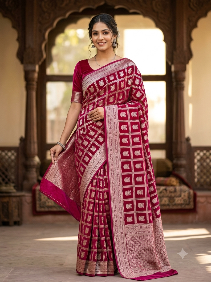 Artificial / Mix Crape Sarees