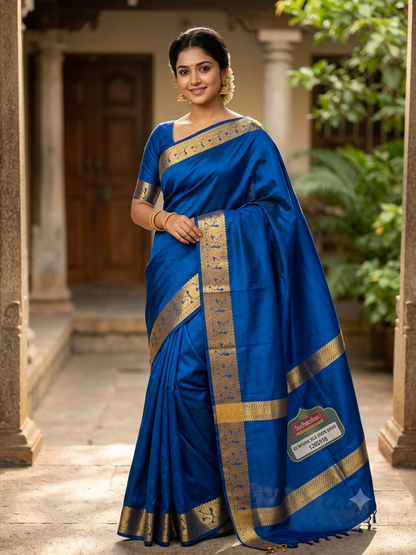 Pure Mysore Silk Saree ( 60 Grams )