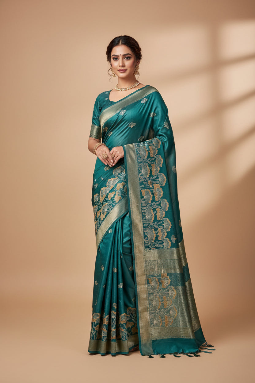 Tussar Silk Saree.