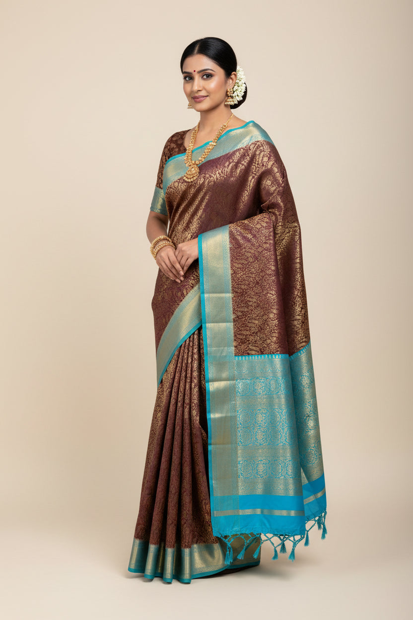 Kanchi Mix Silk Saree