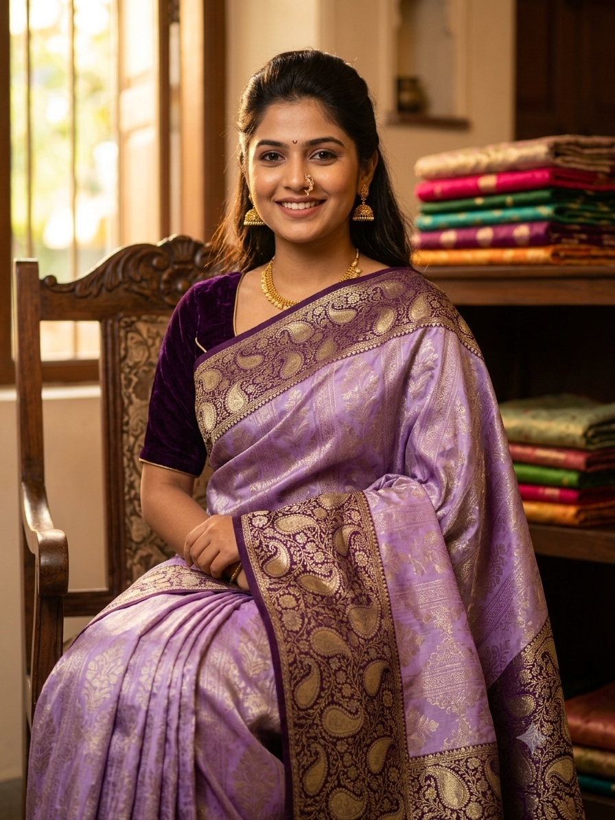 Kanchi Mix Silk Saree