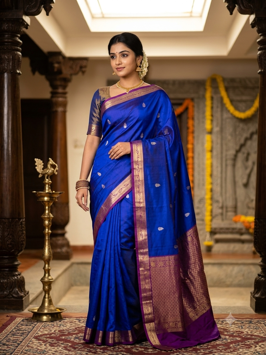 Kanchi Mix Silk Saree