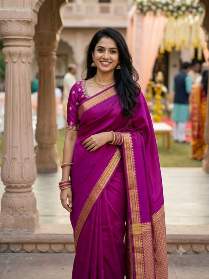 Pure Mysore Silk Saree.