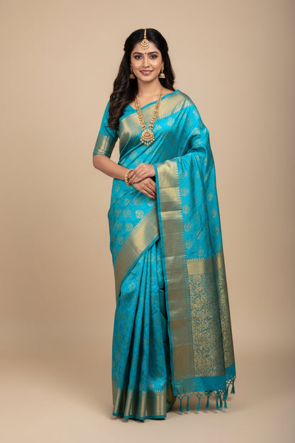 Raw Silk Saree.
