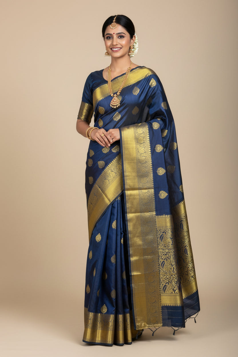 Kanchi Mix Silk Saree