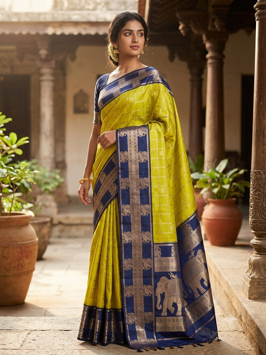 Pure Kanchipuram Silk Saree
