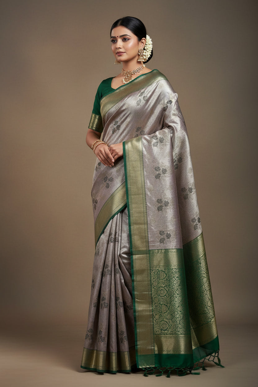 Kanchi Mix Silk Saree