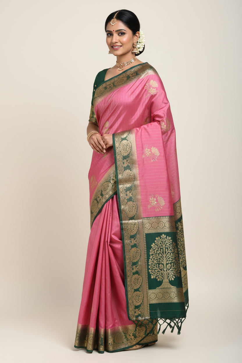Artificial / Mix Crape Sarees
