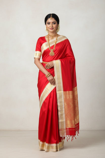Pure Mysore Silk Saree.