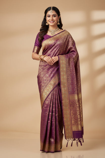 Raw Silk Saree.